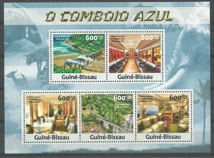 Znaczek Gwinea Bissau 2013 Mi ark 6554-6558 Czyste **