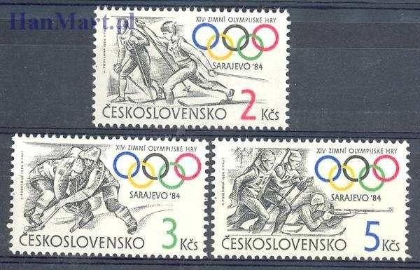 Znaczek Czechosłowacja 1984 Mi 2751-2753 Czyste **