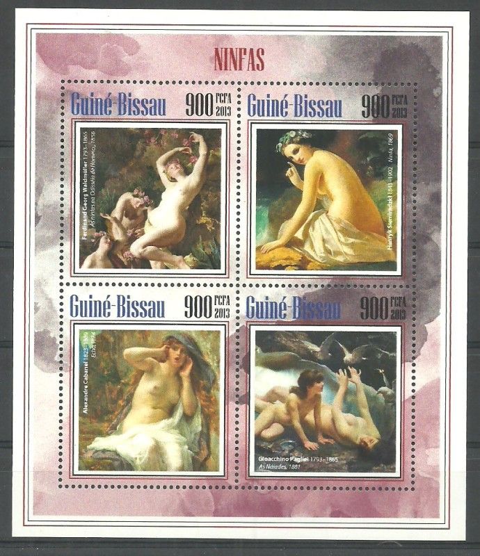 Znaczek Gwinea Bissau 2013 Mi ark 7036-7039 Czyste **
