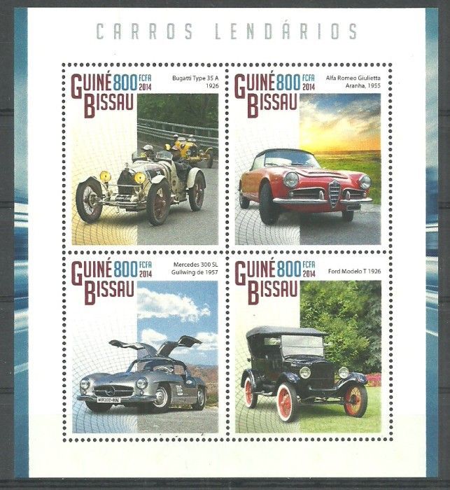 Znaczek Gwinea Bissau 2014 Mi ark 7483-4786 Czyste **