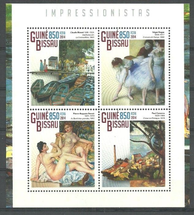 Znaczek Gwinea Bissau 2014 Mi ark 7501-7504 Czyste **
