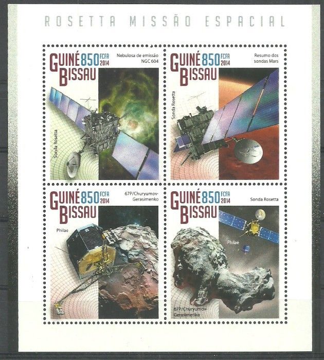 Znaczek Gwinea Bissau 2014 Mi ark 7509-7512 Czyste **