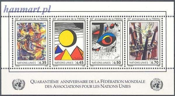 Znaczek Narody Zjednoczone Genewa 1986 Mi bl 4 Czyste **