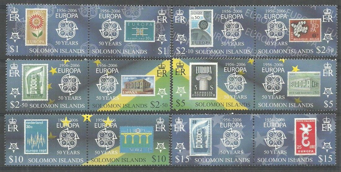 Znaczek Wyspy Salomona 2005 Mi 1220-1231 Czyste **