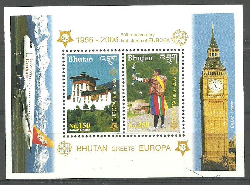 Znaczek Bhutan 2006 Mi bl 477 Czyste **