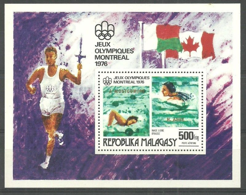 Znaczek Madagaskar 1976 Mi pr bl 16 Czyste **