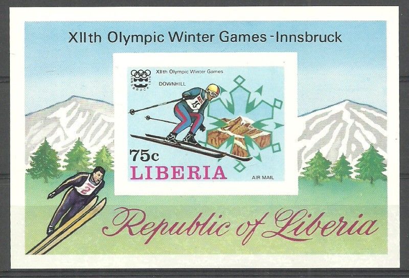 Znaczek Liberia 1976 Mi bl 79B Czyste **