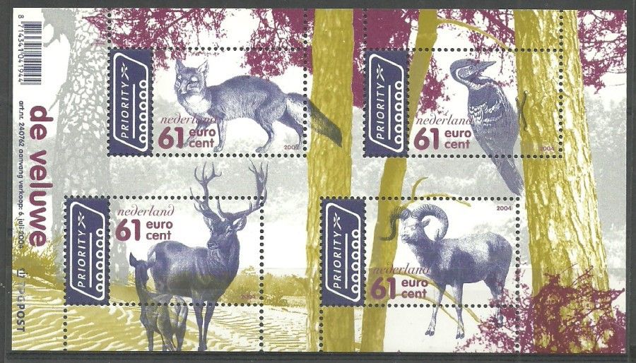Znaczek Holandia 2004 Mi bl 82 Czyste **
