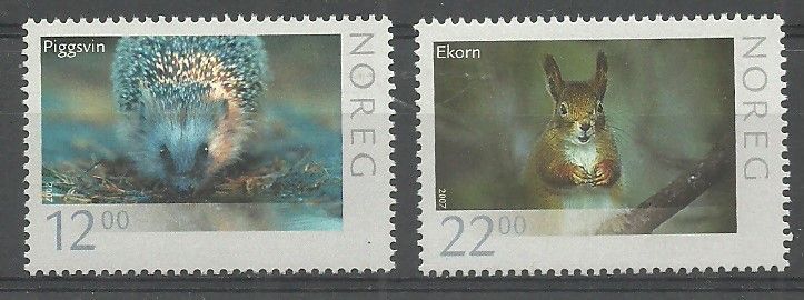 Znaczek Norwegia 2007 Mi 1602-1603 Czyste **