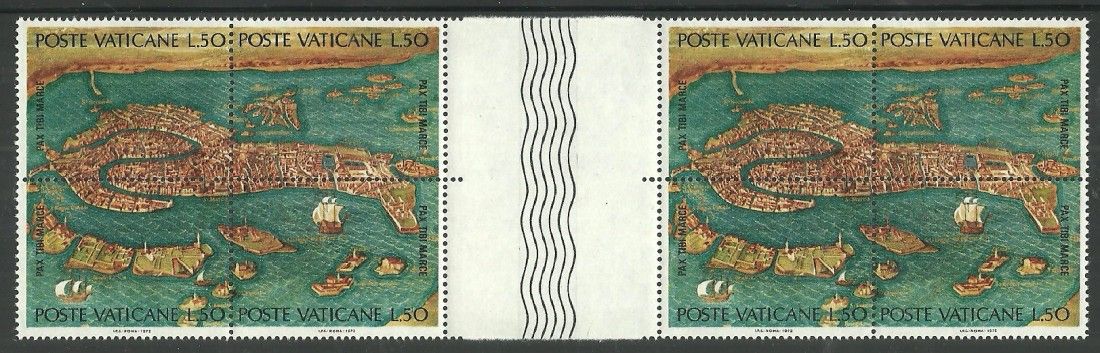 Znaczek Watykan 1972 Mi 600-603 Czyste **