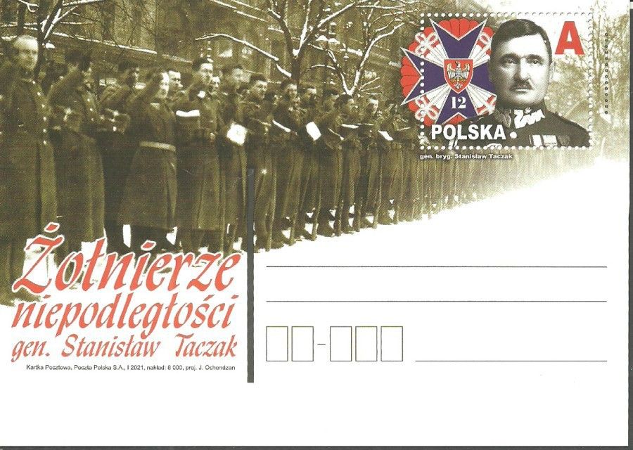 Znaczek Polska 2021 Fi Cp 1910 Całostka pocztowa