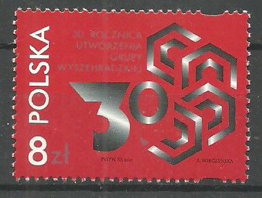 Znaczek Polska 2021 Mi 5275 Fi 5125 Czyste **