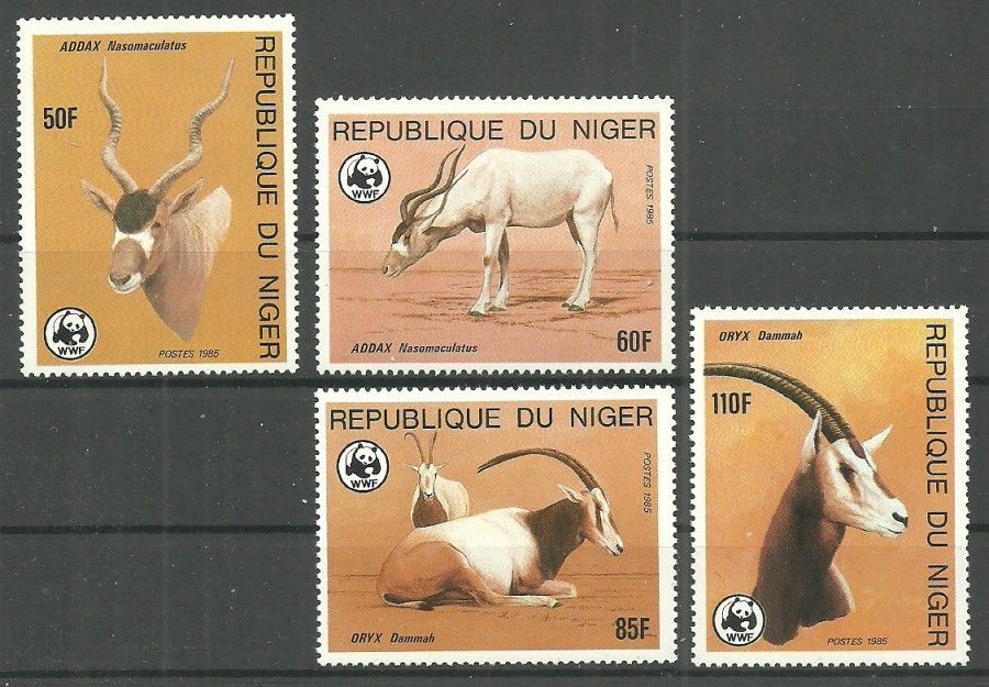 Znaczek Niger 1985 Mi 941-944 Czyste **