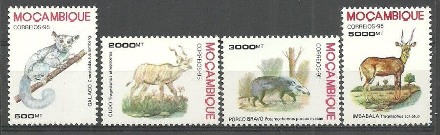 Znaczek Mozambik 1995 Mi 1339-1342 Czyste **