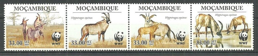 Znaczek Mozambik 2010 Mi 3658-3661 Czyste **