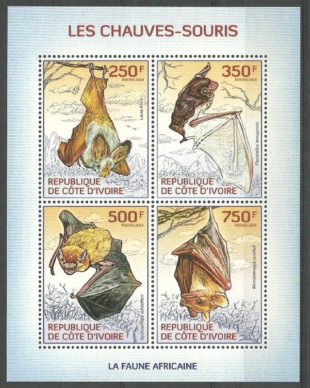 Znaczek Wybrzeże Kości Słoniowej 2014 Mi ark 1569-1572 Czyste **