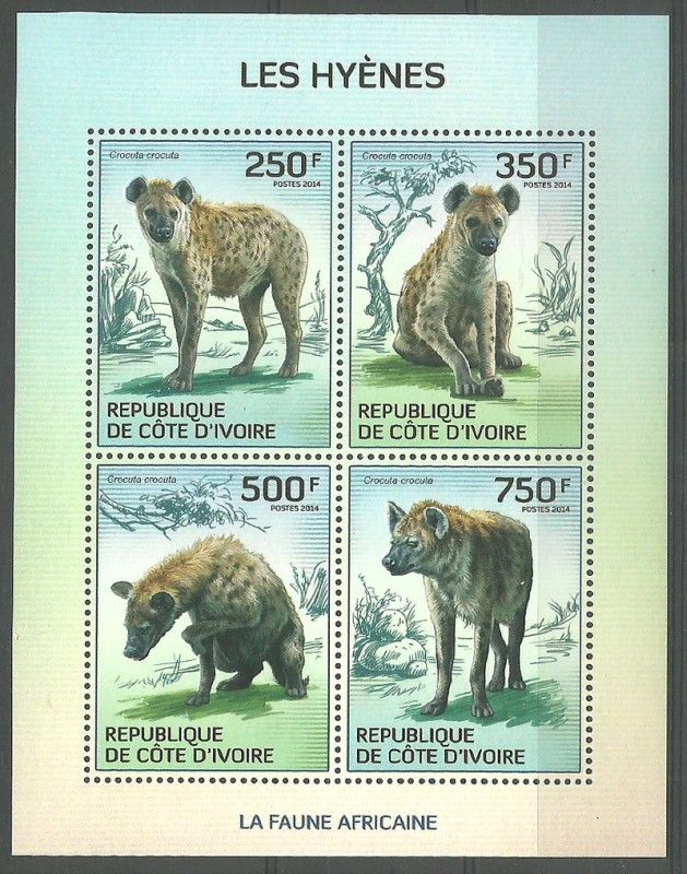 Znaczek Wybrzeże Kości Słoniowej 2014 Mi ark 1589-1592 Czyste **