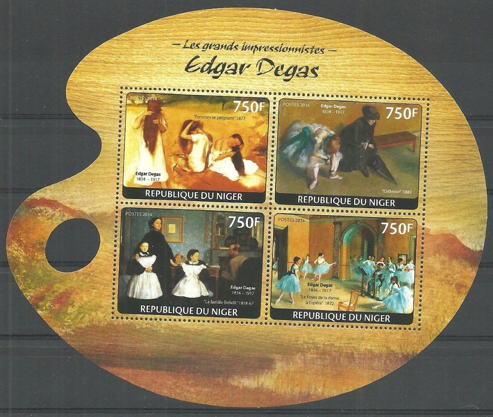 Znaczek Niger 2014 Mi ark 3125-3128 Czyste **