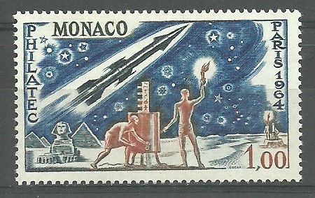 Znaczek Monako 1964 Mi 772 Czyste **