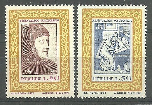 Znaczek Włochy 1974 Mi 1455-1456 Czyste **