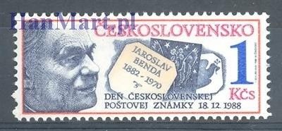 Znaczek Czechosłowacja 1988 Mi 2982 Czyste **