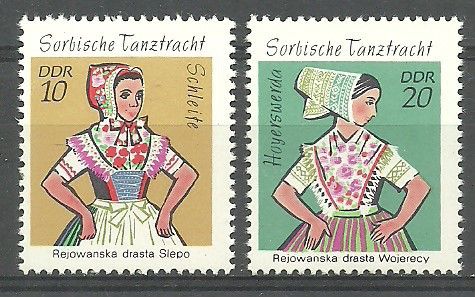 Znaczek NRD / DDR 1971 Mi 1723-1724 Czyste **