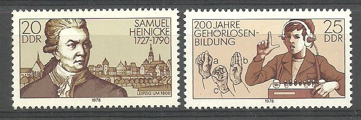 Znaczek NRD / DDR 1978 Mi 2314-2315 Czyste **
