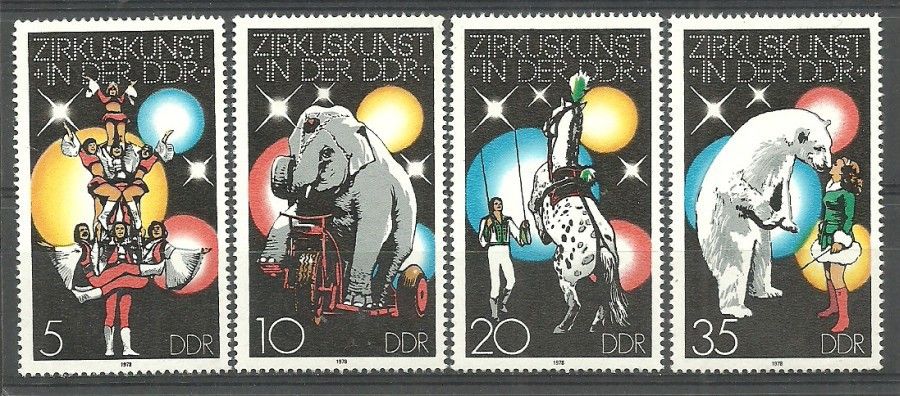 Znaczek NRD / DDR 1978 Mi 2364-2367 Czyste **