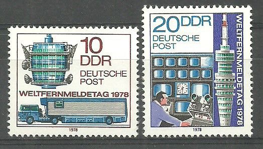 Znaczek NRD / DDR 1978 Mi 2316-2317 Czyste **