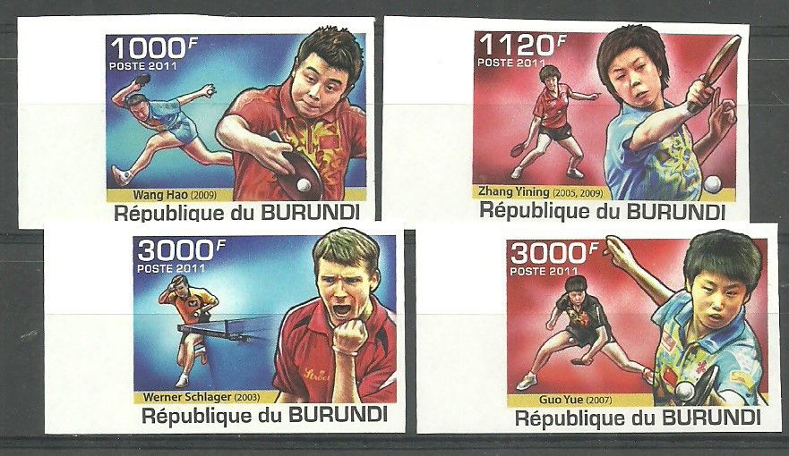 Znaczek Burundi 2011 Mi 2178-2181B Czyste **