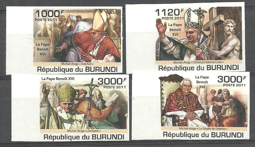 Znaczek Burundi 2011 Mi 2186-2189B Czyste **