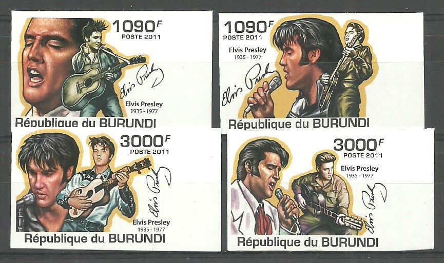 Znaczek Burundi 2011 Mi 2266-2269B Czyste **