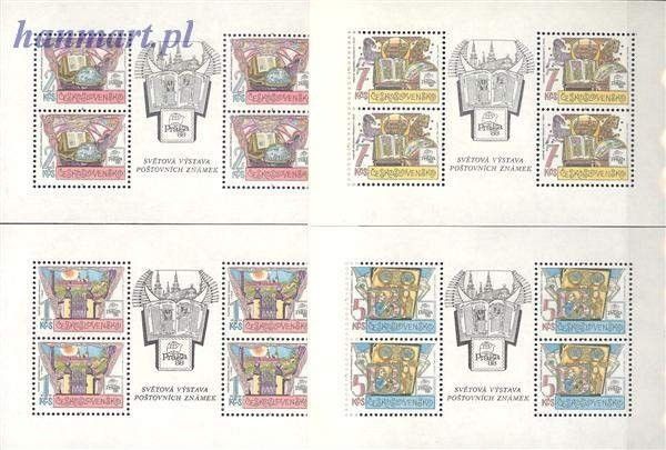 Znaczek Czechosłowacja 1988 Mi 2957-2960 Czyste **
