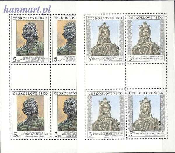 Znaczek Czechosłowacja 1990 Mi 3069-3072 Czyste **