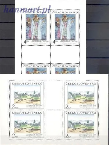 Znaczek Czechosłowacja 1990 Mi 3069-3072 Czyste **
