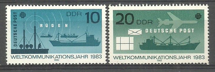 Znaczek NRD / DDR 1983 Mi 2771-2772 Czyste **