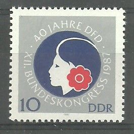 Znaczek NRD / DDR 1987 Mi 3079 Czyste **