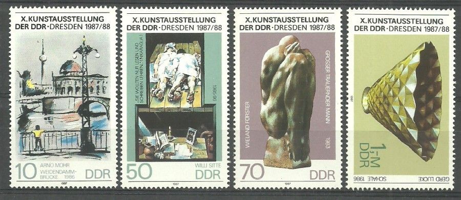 Znaczek NRD / DDR 1987 Mi 3124-3127 Czyste **