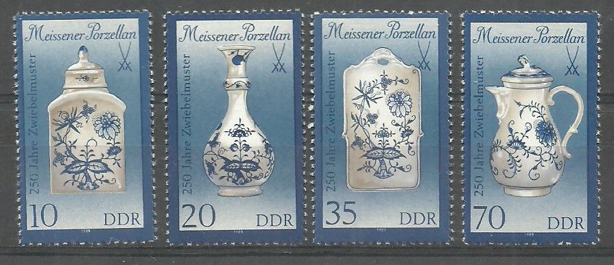 Znaczek NRD / DDR 1989 Mi 3241-3244I Czyste **