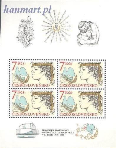 Znaczek Czechosłowacja 1985 Mi bl 65 Czyste **