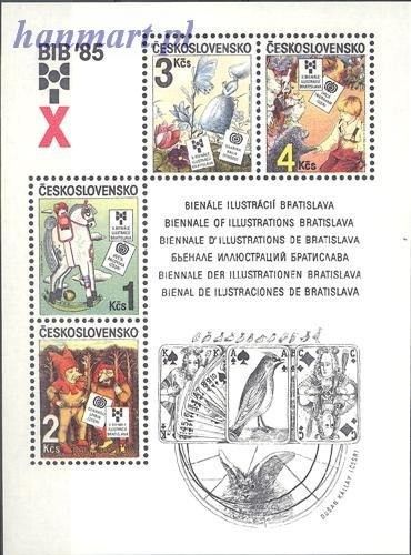 Znaczek Czechosłowacja 1985 Mi bl 66 Czyste **