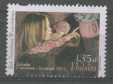 Znaczek Polska 2007 Mi 4313 Fi 4163 Czyste **