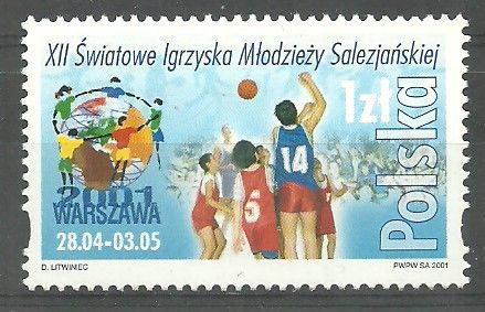 Znaczek Polska 2001 Mi 3885 Fi 3735 Czyste **