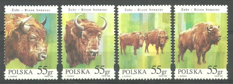 Znaczek Polska 1996 Mi 3629-3632 Fi 3481-3484 Czyste **