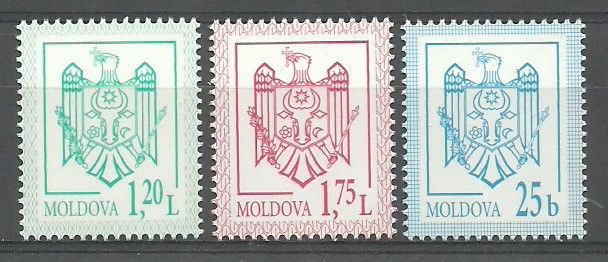 Znaczek Mołdawia 2021 Mi 1157-1159 Czyste **