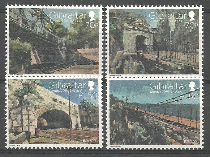 Znaczek Gibraltar 2018 Mi 1838-1841 Czyste **