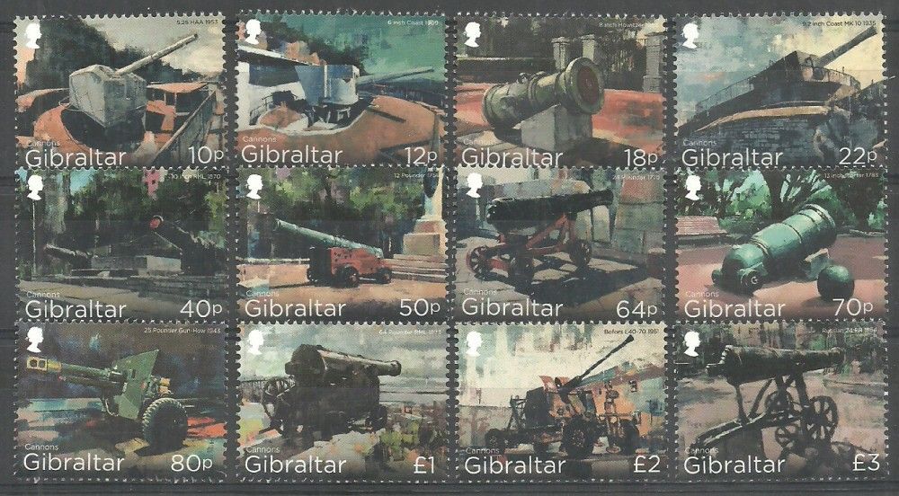 Znaczek Gibraltar 2018 Mi 1842-1853 Czyste **