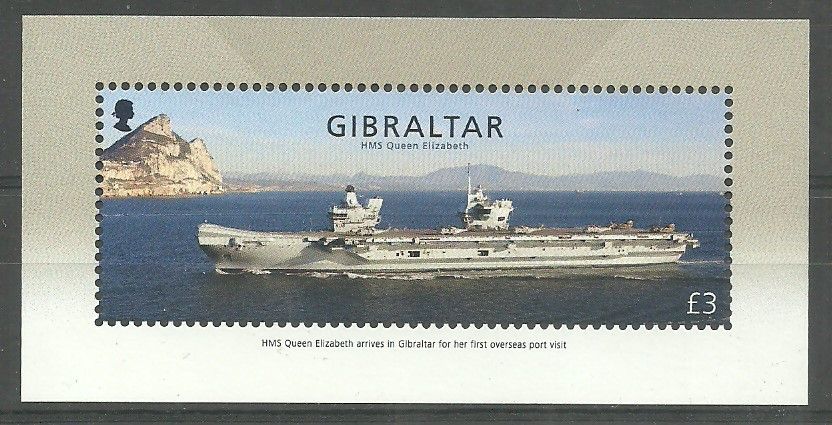 Znaczek Gibraltar 2018 Mi bl 131 Czyste **