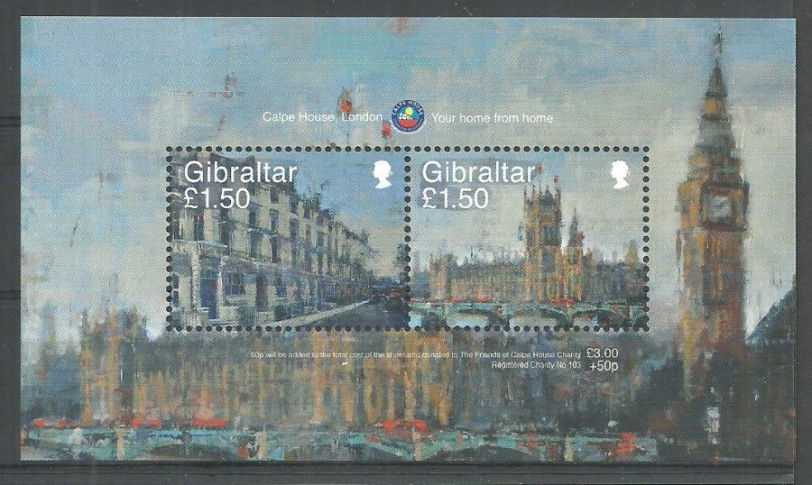 Znaczek Gibraltar 2018 Mi bl 136 Czyste **