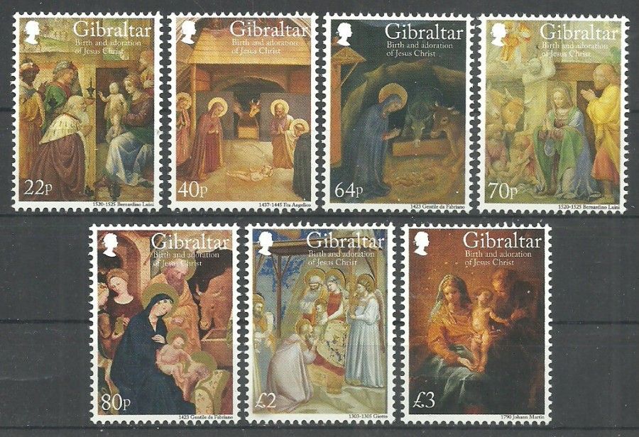 Znaczek Gibraltar 2018 Mi 1887-1893 Czyste **